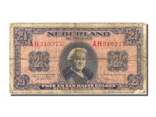 Netherlands, 2 1/2 Gulden, 1943, KM #65a, VF(20-25), AH