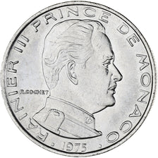 Coin, Monaco, Rainier III, Franc, 1975, AU(55-58), Nickel, KM:140, Gadoury:MC
