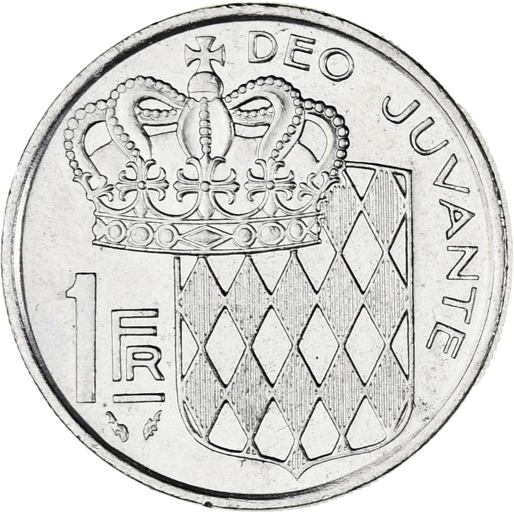 Münze, Monaco, Rainier III, Franc, 1975, VZ, Nickel, KM:140, Gadoury:MC 150