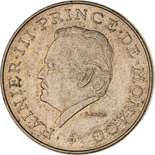Coin, Monaco, Rainier III, 10 Francs, 1974, AU(55-58), Copper-Nickel-Aluminum