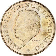 Coin, Monaco, Rainier III, 10 Francs, 1974, AU(55-58), Copper-Nickel-Aluminum
