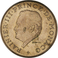 Coin, Monaco, Rainier III, 10 Francs, 1974, AU(55-58), Copper-Nickel-Aluminum