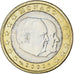 Monaco, Rainier III, Euro, 2002, Paris, MS(64), Bi-Metallic, Gadoury:MC178