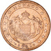 Monaco, Rainier III, 5 Euro Cent, 2001, Paris, MS(63), Copper Plated Steel