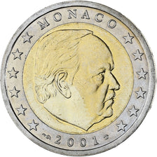 Monaco, Rainier III, 2 Euro, 2001, Paris, SPL, Bimétallique, Gadoury:MC179