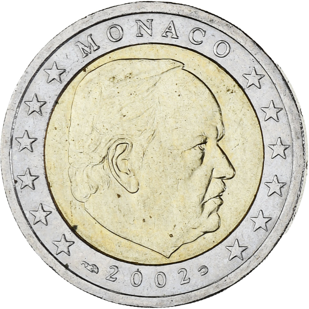 Monaco, Rainier III, 2 Euro, 2002, Paris, SPL, Bi-metallico, Gadoury:MC179