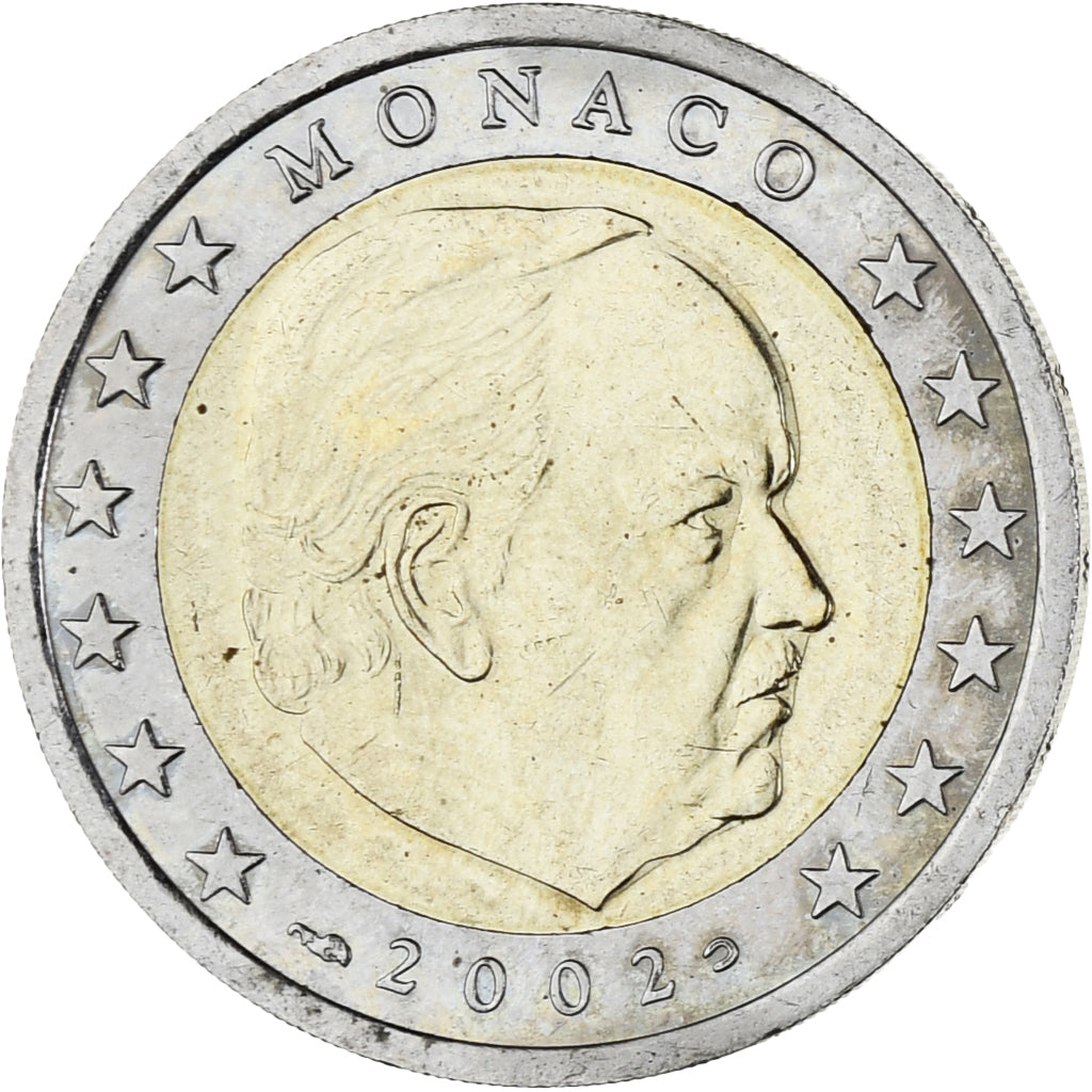 Monaco, Rainier III, 2 Euro, 2002, Paris, MS(63), Bi-Metallic, Gadoury:MC179