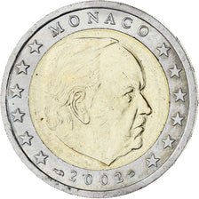 Monaco, Rainier III, 2 Euro, 2002, Paris, MS(63), Bi-Metallic, Gadoury:MC179
