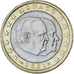 Monaco, Rainier III, Euro, 2001, Paris, MS(63), Bi-Metallic, Gadoury:MC178