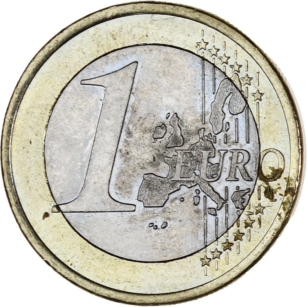 Monaco, Rainier III, Euro, 2001, Paris, MS(63), Bi-Metallic, Gadoury:MC178