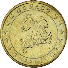 Monaco, Rainier III, 50 Euro Cent, 2002, Paris, MS(63), Brass, Gadoury:MC177