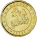 Monaco, Rainier III, 20 Euro Cent, 2002, Paris, MS(63), Brass, Gadoury:MC176