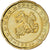 Monaco, Rainier III, 20 Euro Cent, 2001, Paris, SPL, Laiton, Gadoury:MC176