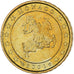 Monaco, Rainier III, 10 Euro Cent, 2001, Paris, SPL, Laiton, Gadoury:MC175
