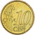 Monaco, Rainier III, 10 Euro Cent, 2001, Paris, SPL, Laiton, Gadoury:MC175