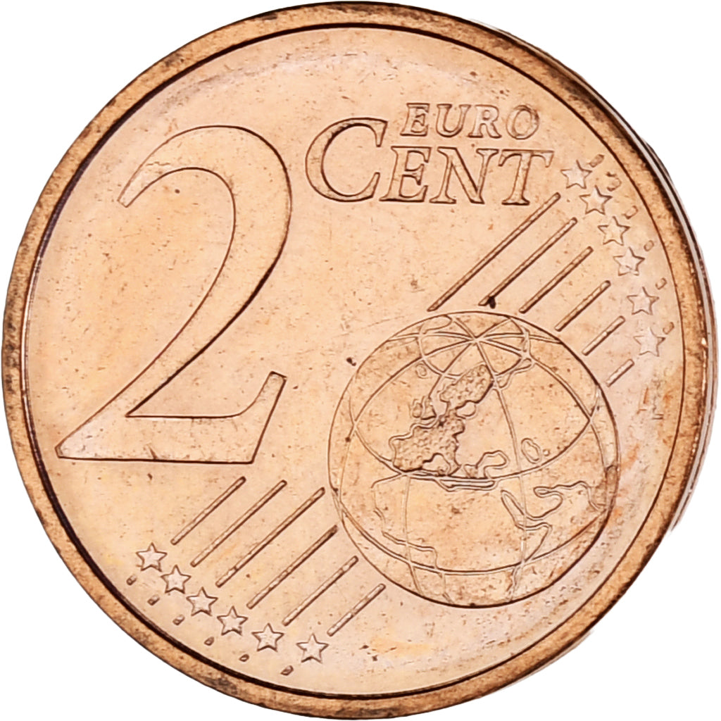 Monaco, Rainier III, 2 Euro Cent, 2001, Paris, MS(63), Copper Plated Steel