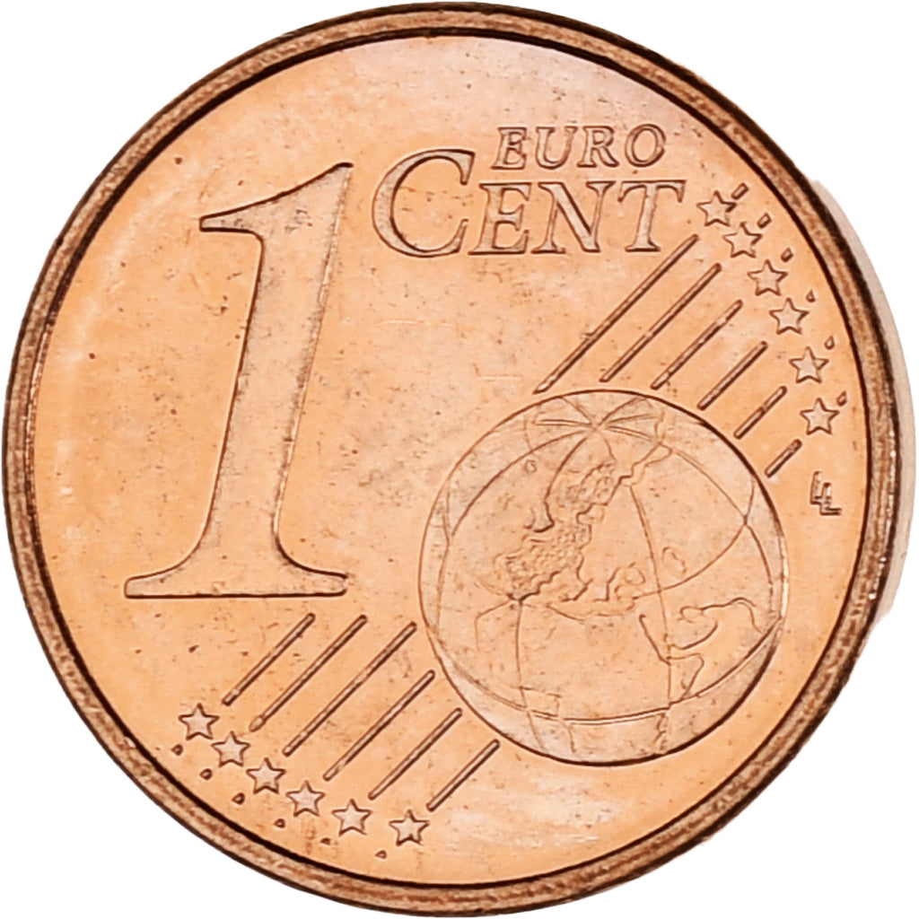 Monaco, Rainier III, Euro Cent, 2001, Paris, MS(63), Copper Plated Steel