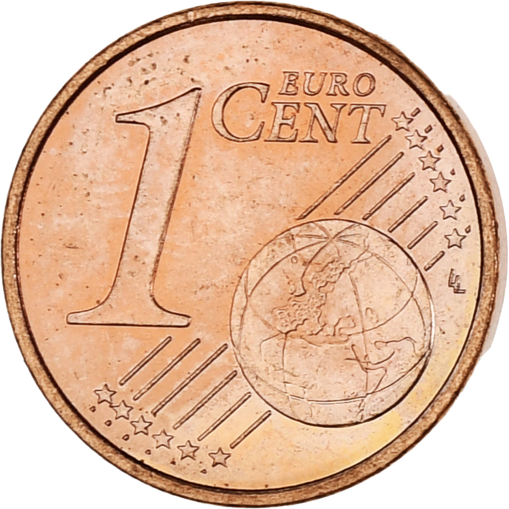 Monaco, Rainier III, Euro Cent, 2001, Paris, MS(63), Copper Plated Steel
