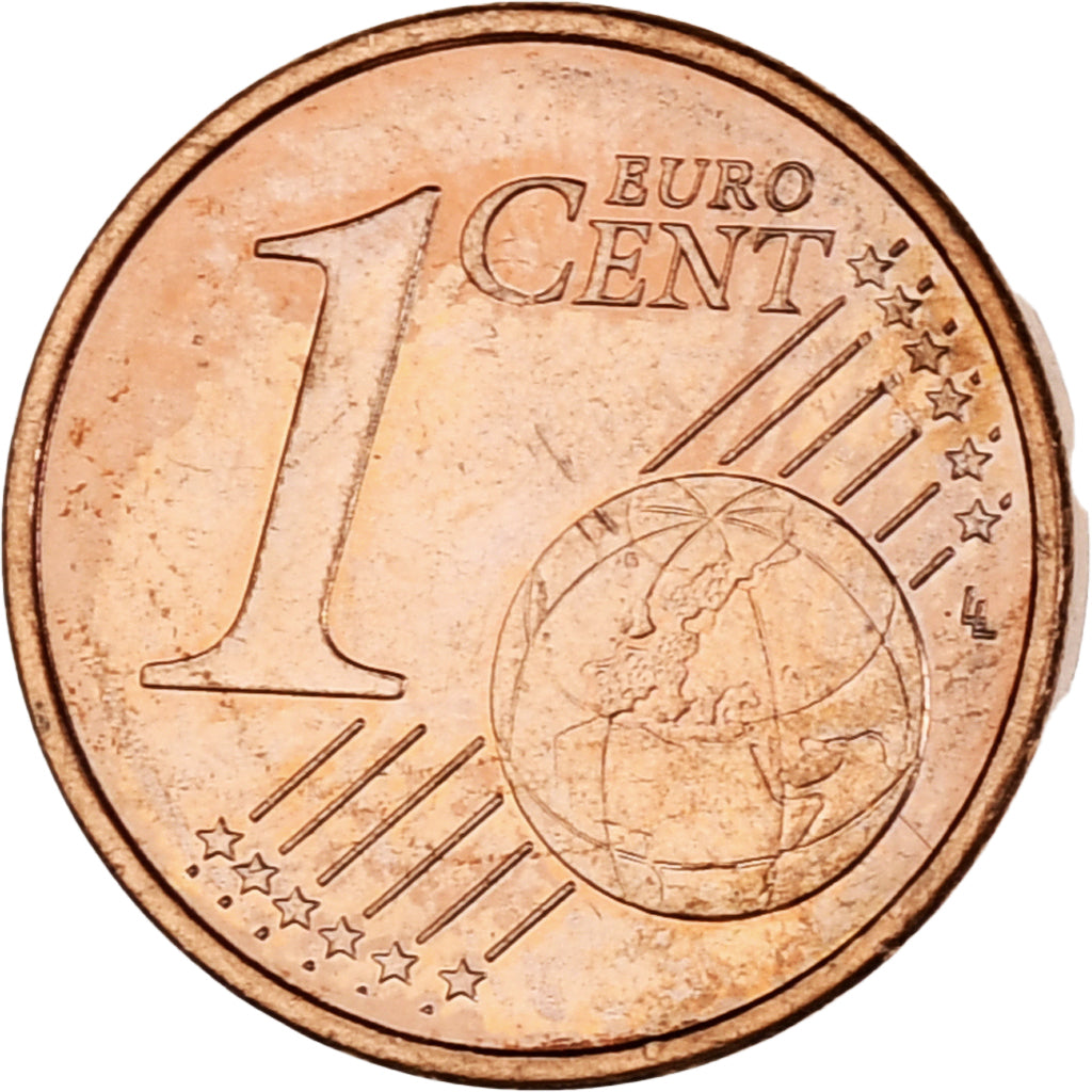 Monaco, Rainier III, Euro Cent, 2001, Paris, UNZ, Copper Plated Steel