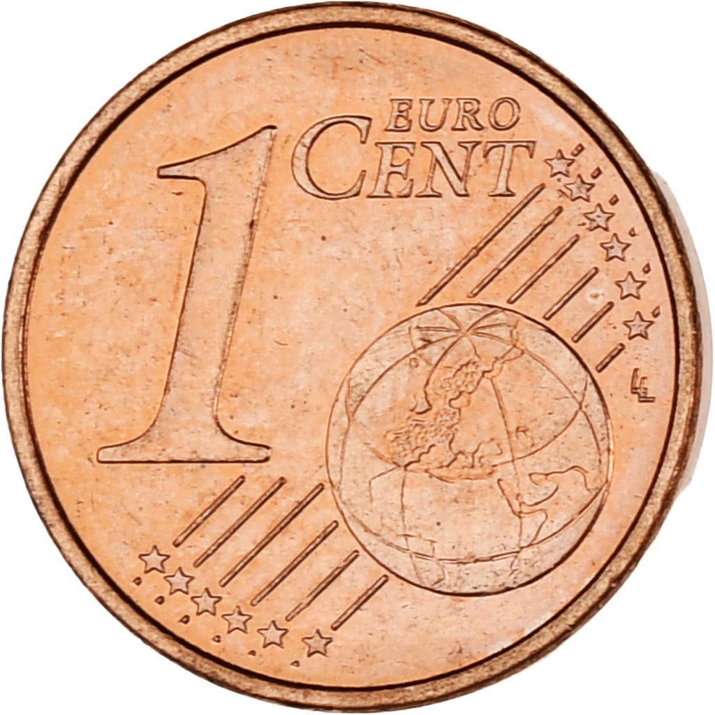 Monaco, Rainier III, Euro Cent, 2001, Paris, MS(63), Copper Plated Steel