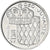 Coin, Monaco, Rainier III, Franc, 1976, MS(63), Nickel, KM:140, Gadoury:MC 150