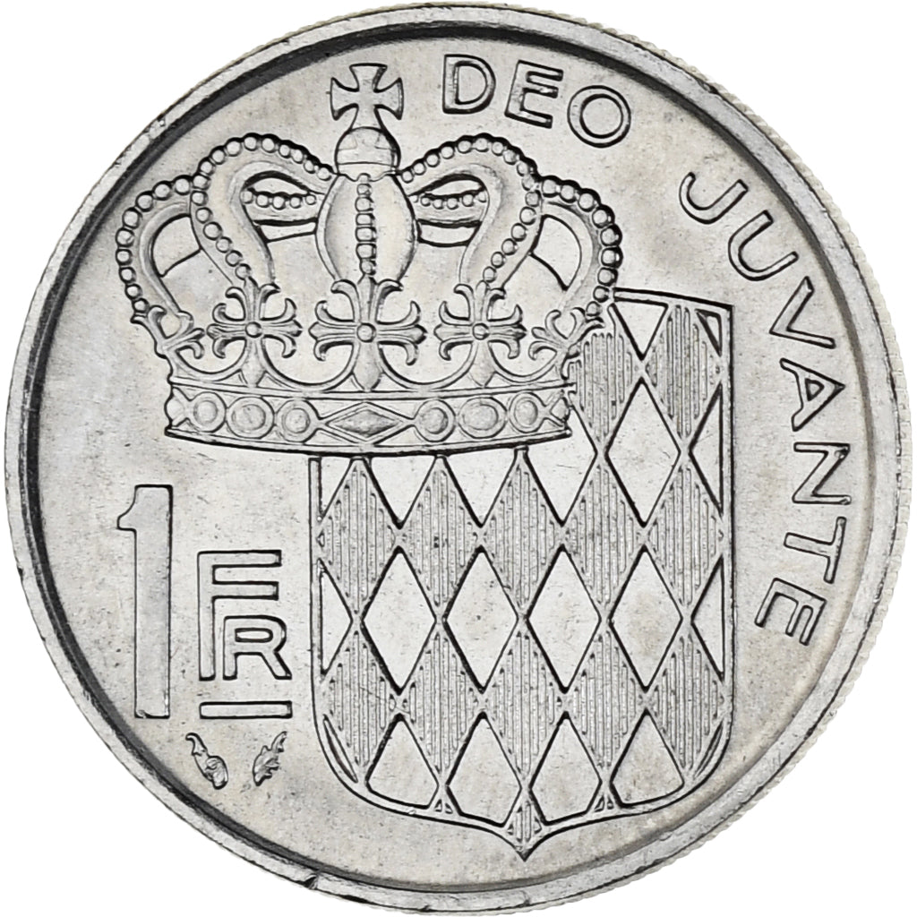 Münze, Monaco, Rainier III, Franc, 1976, VZ, Nickel, KM:140, Gadoury:MC 150