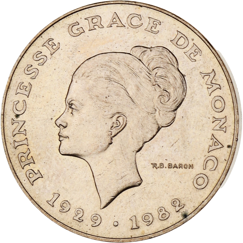Monaco, Rainier III, 10 Francs, 1982, SUP, Cupronickel aluminium, Gadoury:MC158