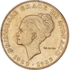 Monaco, Rainier III, 10 Francs, 1982, EF(40-45), Copper-Nickel-Aluminum, KM:160