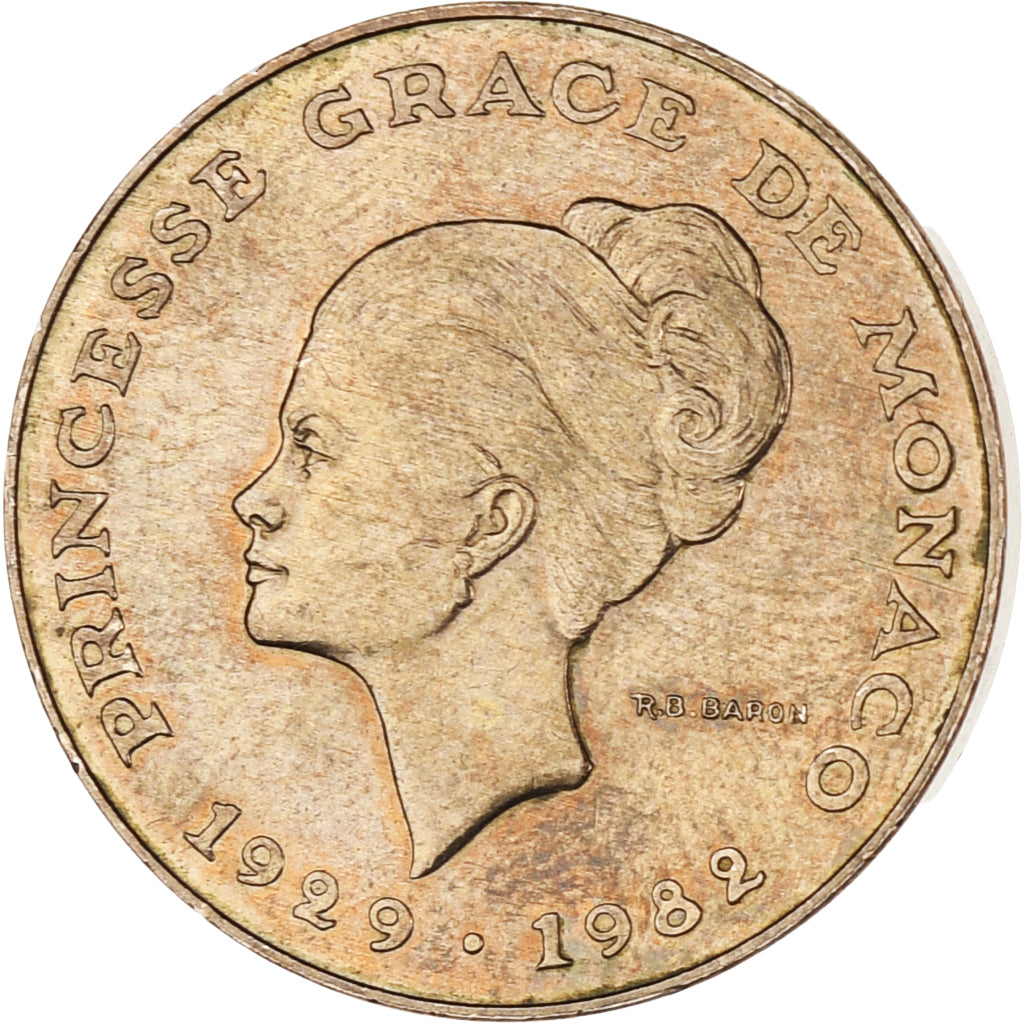 Monaco, Rainier III, 10 Francs, 1982, TTB, Cupronickel aluminium, Gadoury:MC