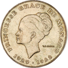 Monaco, Rainier III, 10 Francs, 1982, BB, Rame-nichel-alluminio, KM:160