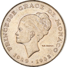 Monaco, Rainier III, 10 Francs, 1982, EF(40-45), Miedź-Nikel-Aluminium, KM:160