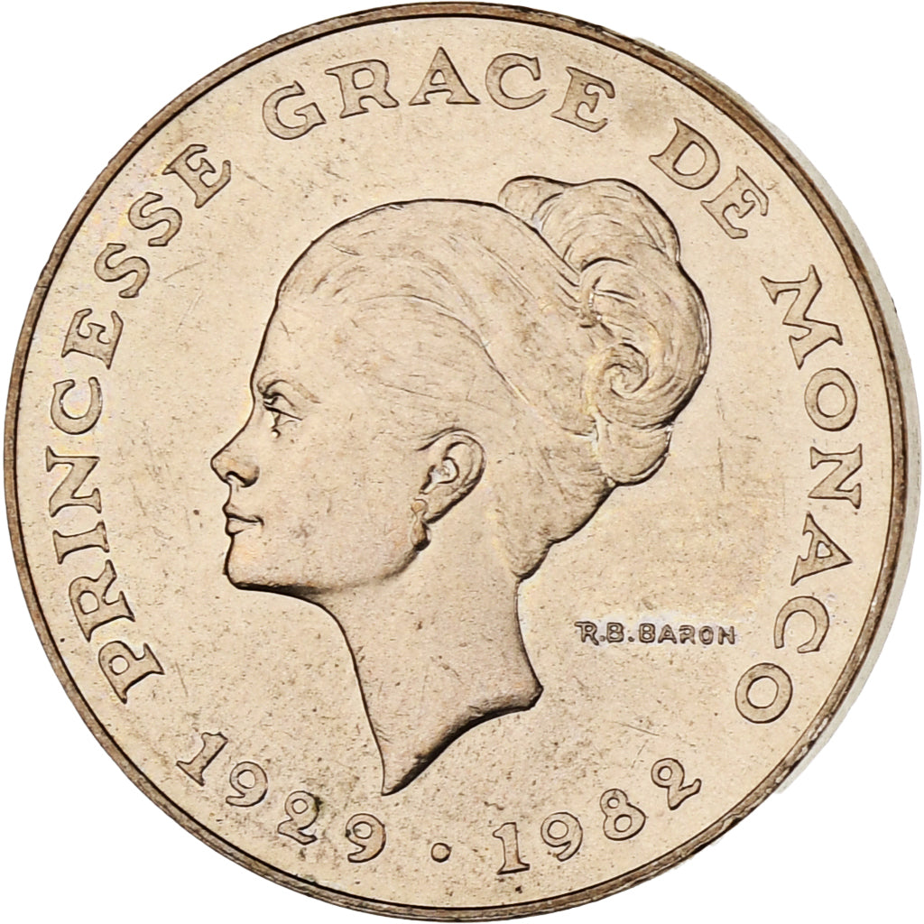 Monaco, Rainier III, 10 Francs, 1982, TTB, Cupronickel aluminium, Gadoury:MC158