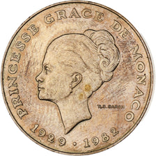 Monaco, Rainier III, 10 Francs, 1982, BB, Rame-nichel-alluminio, KM:160