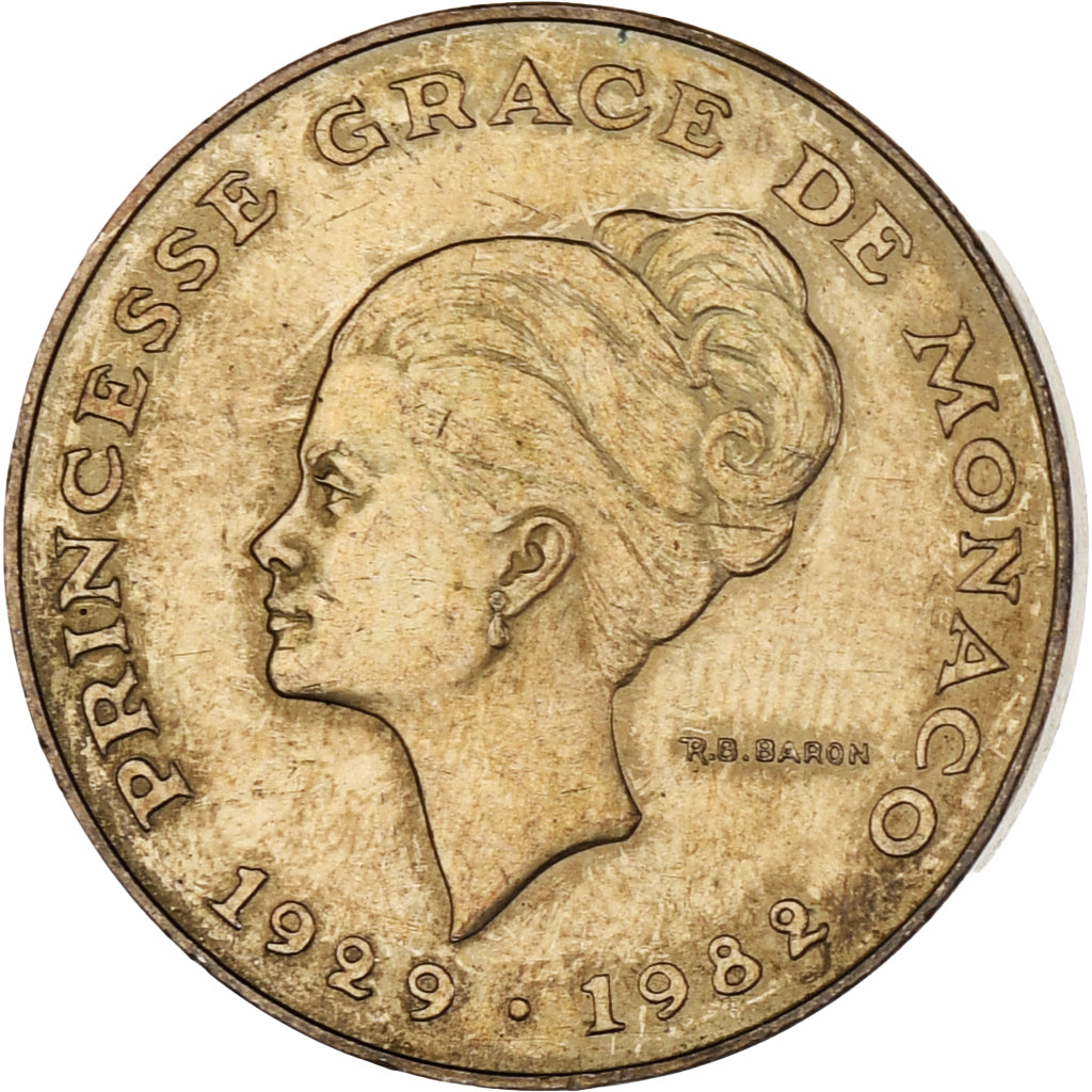 Monaco, Rainier III, 10 Francs, 1982, ZF, Copper-Nickel-Aluminum, KM:160