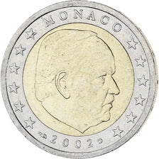 Monaco, Rainier III, 2 Euro, 2002, Paris, AU(55-58), Bi-Metallic, Gadoury:MC179