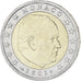 Monaco, Rainier III, 2 Euro, 2002, Paris, AU(55-58), Bi-Metallic, Gadoury:MC179