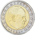 Mónaco, Rainier III, 2 Euro, 2001, Paris, AU(55-58), Bimetálico