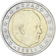 Mónaco, Rainier III, 2 Euro, 2001, Paris, EBC, Bimetálico, Gadoury:MC179