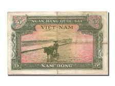 Banknote, South Viet Nam, 5 D<ox>ng, 1955, AU(50-53)