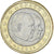 Monaco, Rainier III, Euro, 2001, Paris, MS(63), Bi-Metallic, Gadoury:MC178