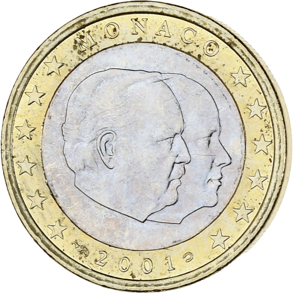 Monaco, Rainier III, Euro, 2001, Paris, SPL-, Bi-metallico, Gadoury:MC178