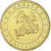 Monaco, Rainier III, 50 Euro Cent, 2001, Paris, AU(55-58), Brass, Gadoury:MC177