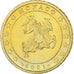Monaco, Rainier III, 50 Euro Cent, 2001, Paris, AU(55-58), Brass, Gadoury:MC177