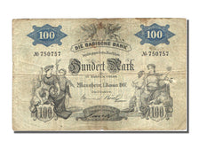 German States, 100 Mark, 1907, KM #S906b, 1907-01-01, EF(40-45)