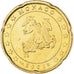 Monaco, Rainier III, 20 Euro Cent, 2001, Paris, AU(55-58), Brass, Gadoury:MC176