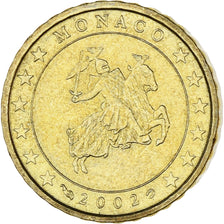 Monaco, Rainier III, 10 Euro Cent, 2002, Paris, SUP, Laiton, Gadoury:MC175
