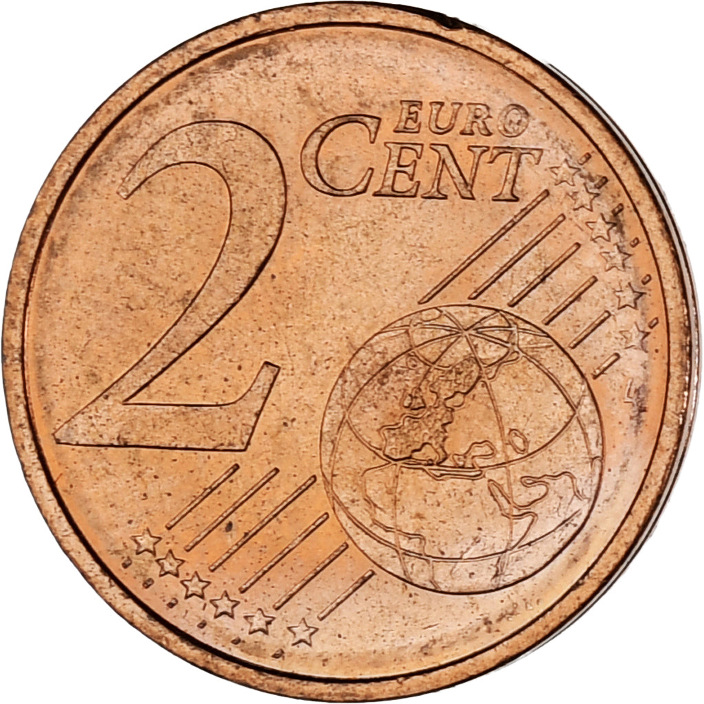Monaco, Rainier III, 2 Euro Cent, 2001, Paris, MS(63), Copper Plated Steel