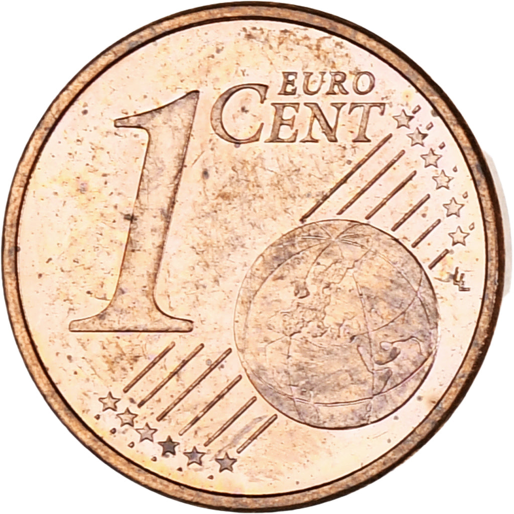 Monaco, Rainier III, Euro Cent, 2001, Paris, AU(55-58), Copper Plated Steel