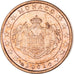 Monaco, Rainier III, Euro Cent, 2001, Paris, AU(55-58), Copper Plated Steel