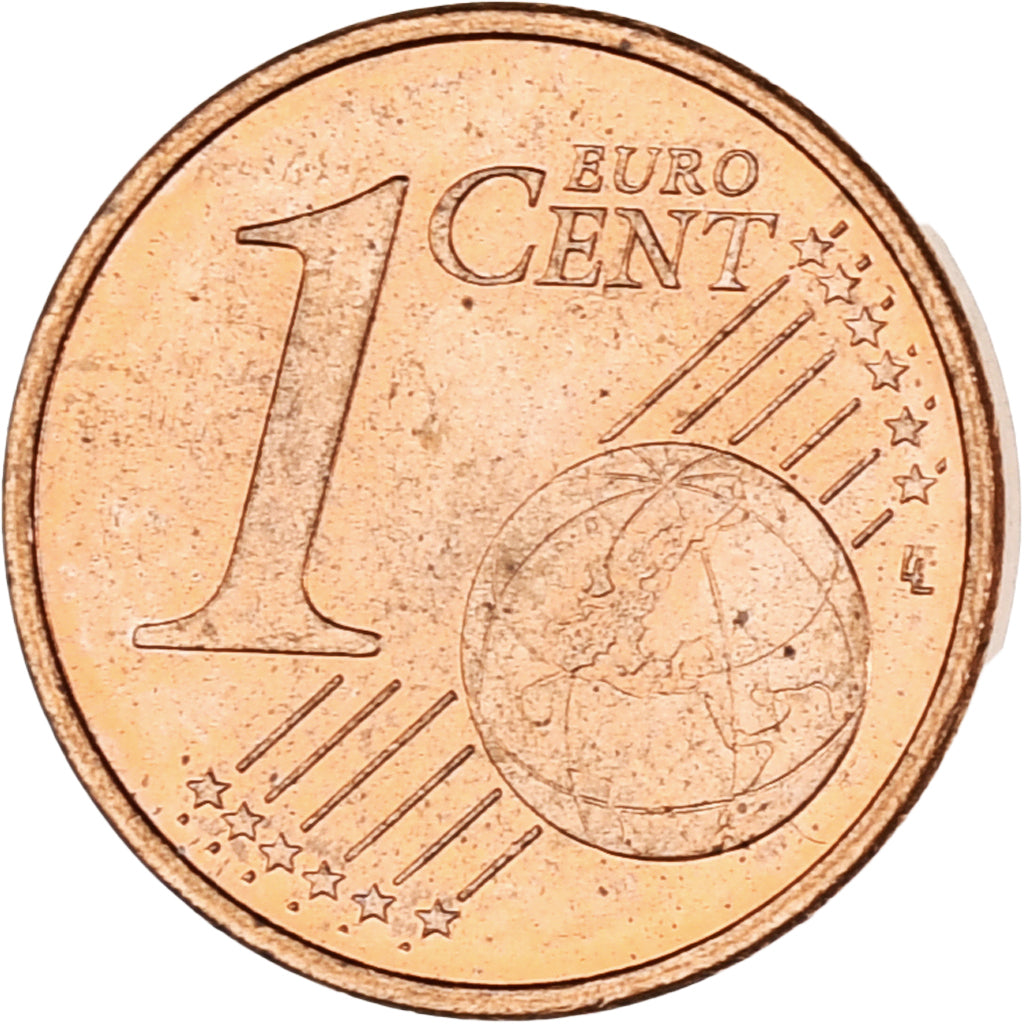 Monaco, Rainier III, Euro Cent, 2001, Paris, AU(55-58), Copper Plated Steel